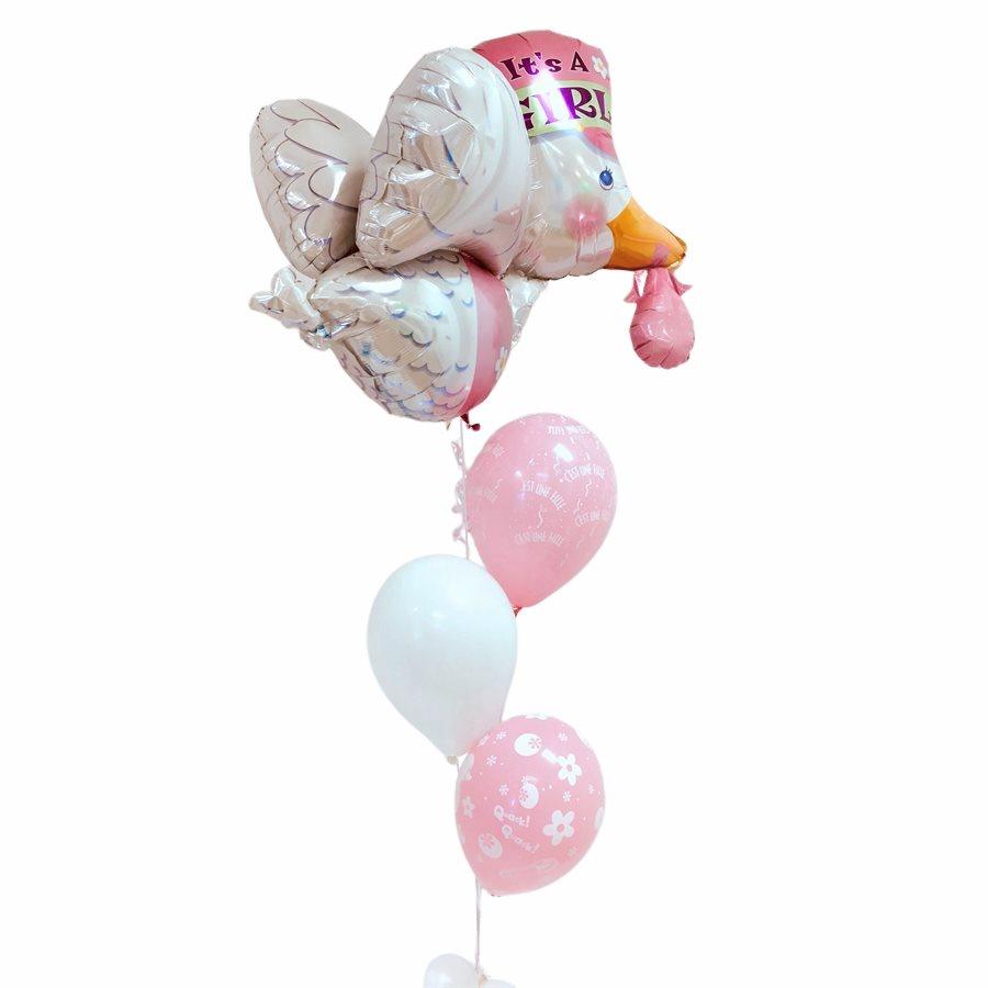 Bouquet de ballons gonflés à l'hélium