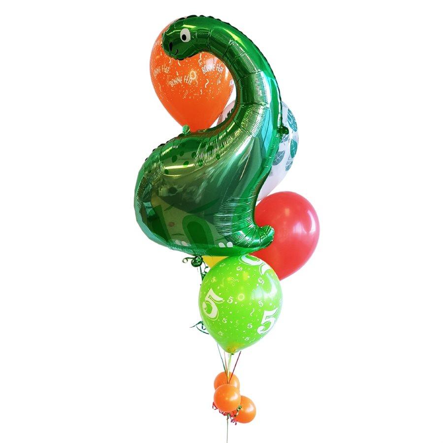 Bouquet de ballons gonflés à l'hélium