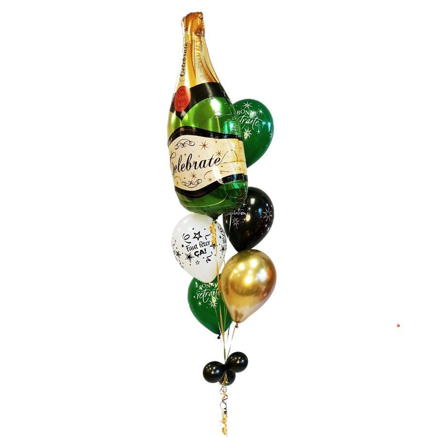 Bouquet de ballons gonflés à l'hélium