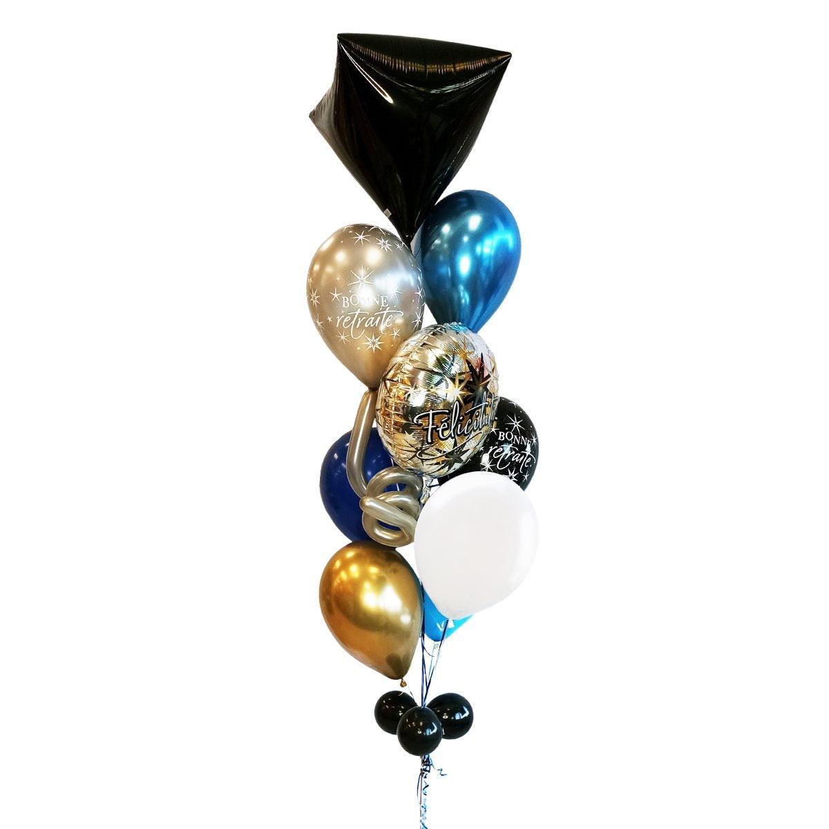 Bouquet de ballons 50 Or Chic – Chant-O-Fêtes Party