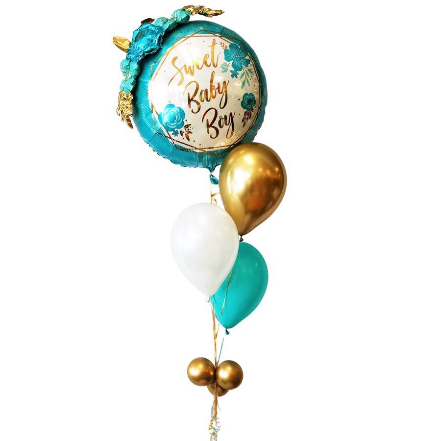 Bouquet de ballons gonflés à l'hélium