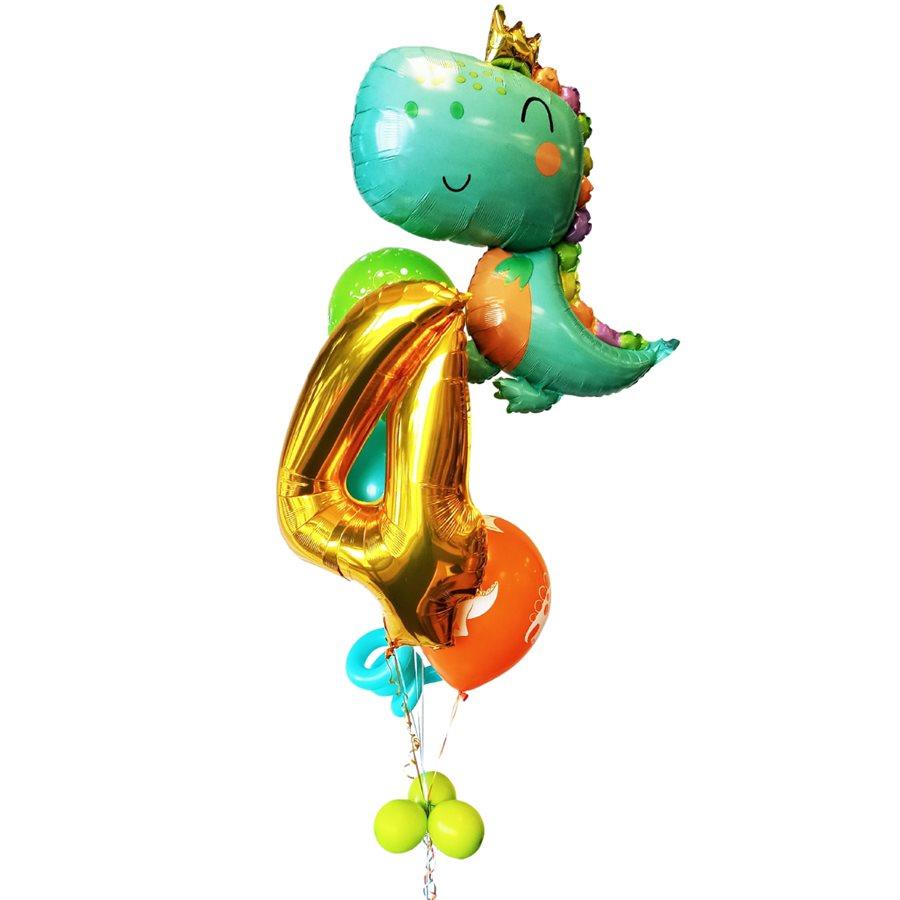 Bouquet de ballons gonflés à l'hélium