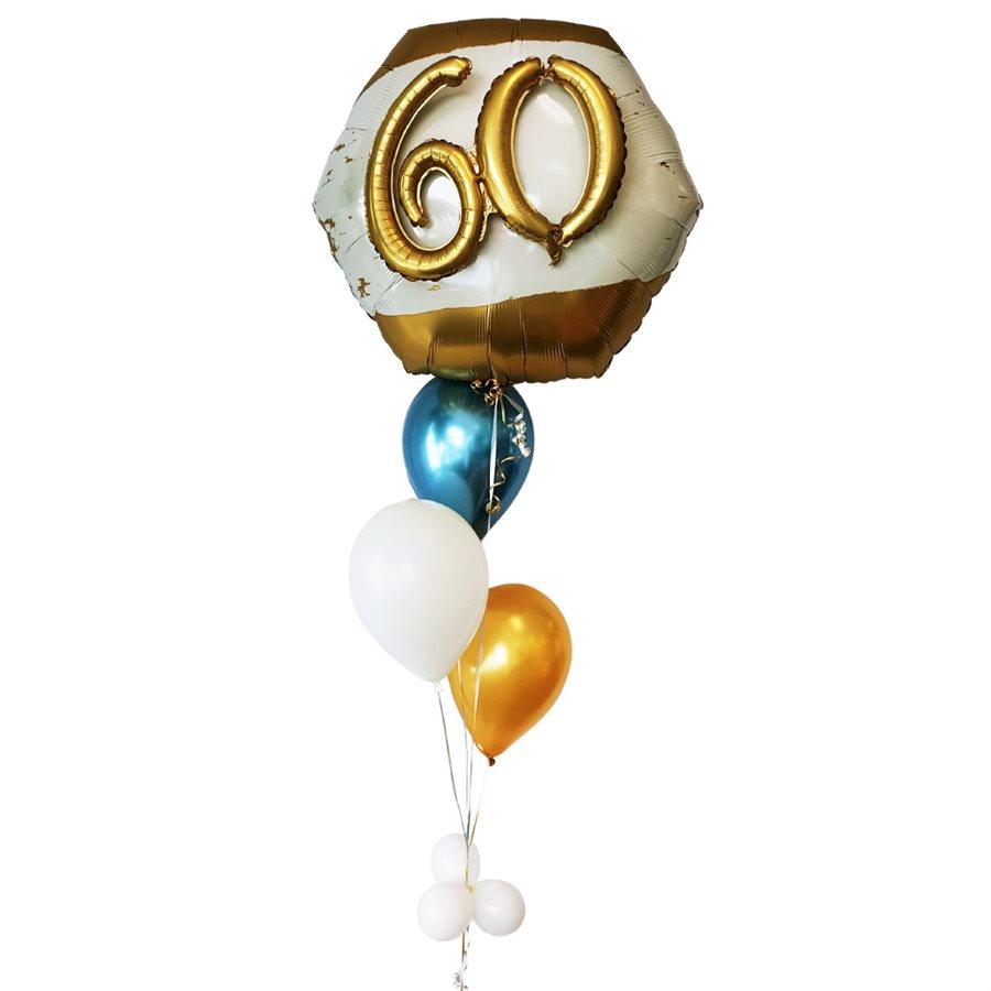 Bouquet de ballons gonflés à l'hélium