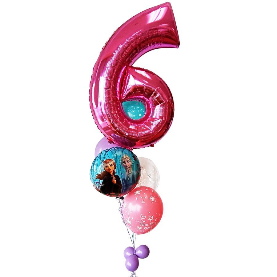 Bouquet de ballons gonflés à l'hélium