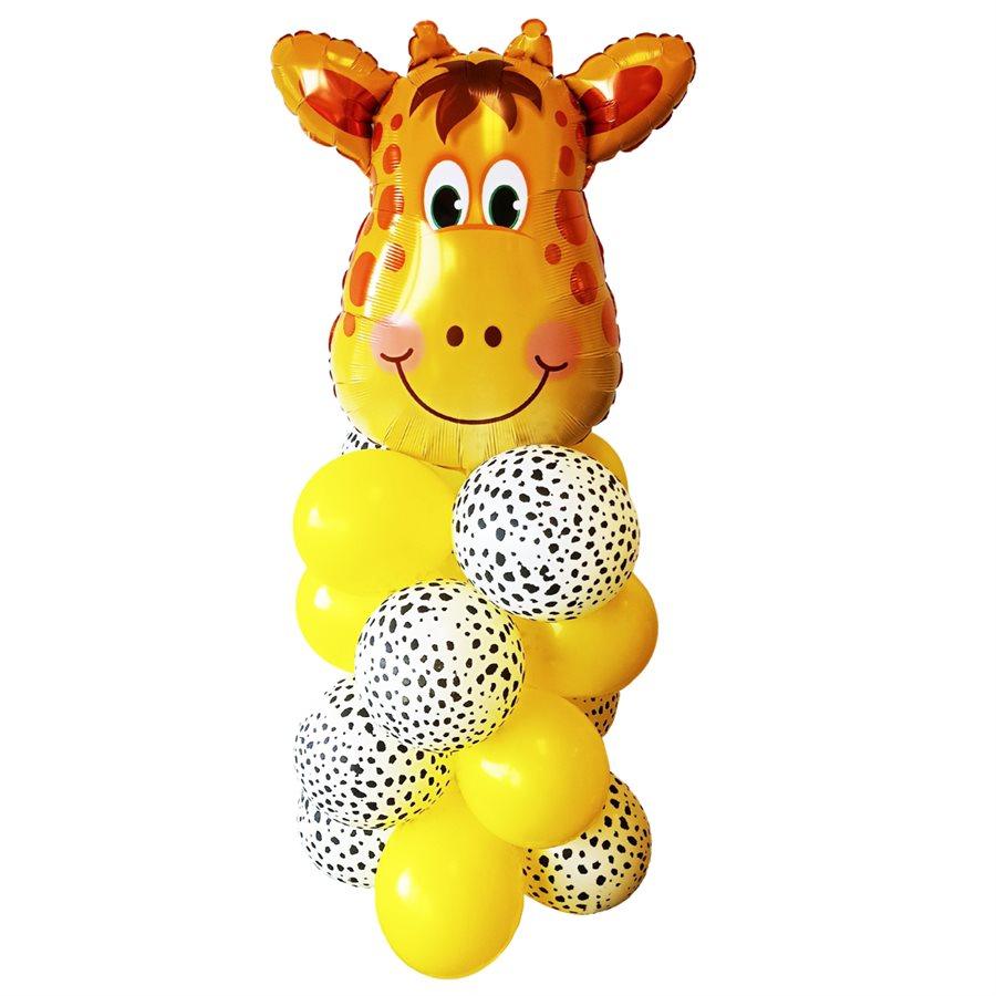 Montage de ballons gonflés à l'air