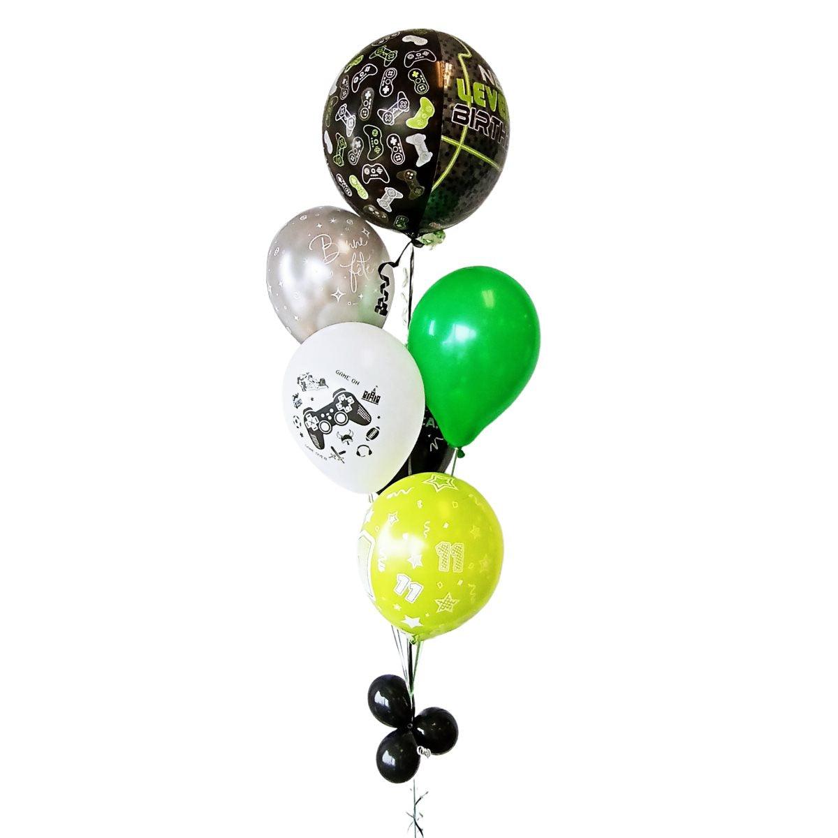 Bouquet de ballons gonflés à l'hélium