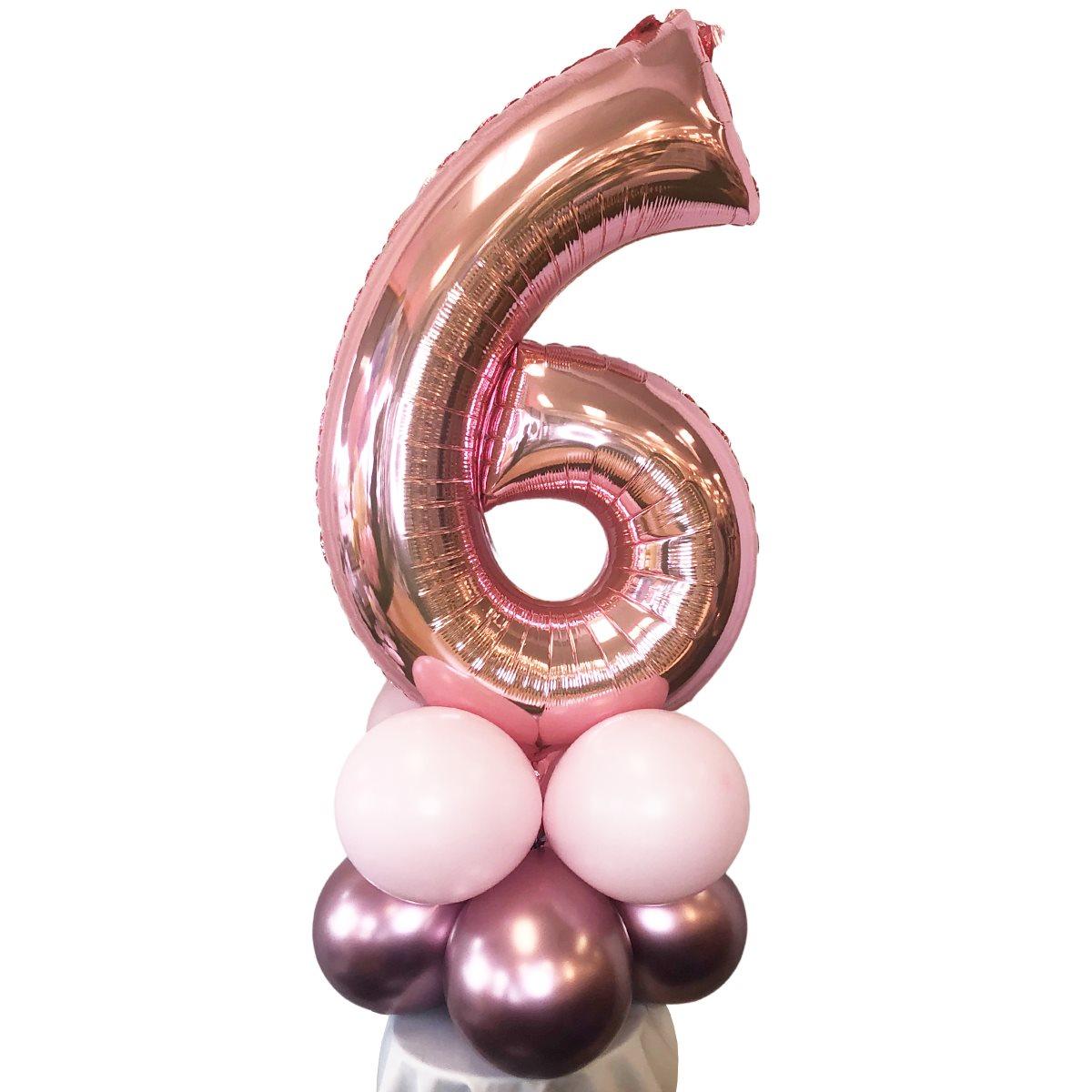 Montage de ballons gonflés à l'air