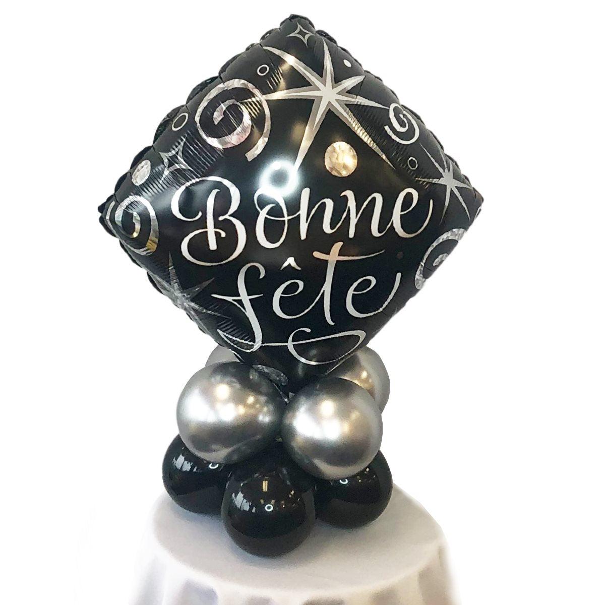 Montage de ballons gonflés à l'air