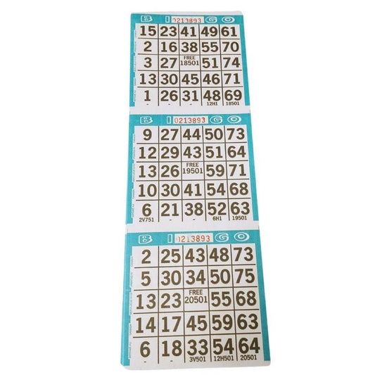 Bingo - 3 Cartes Par Feuille 100/pqt