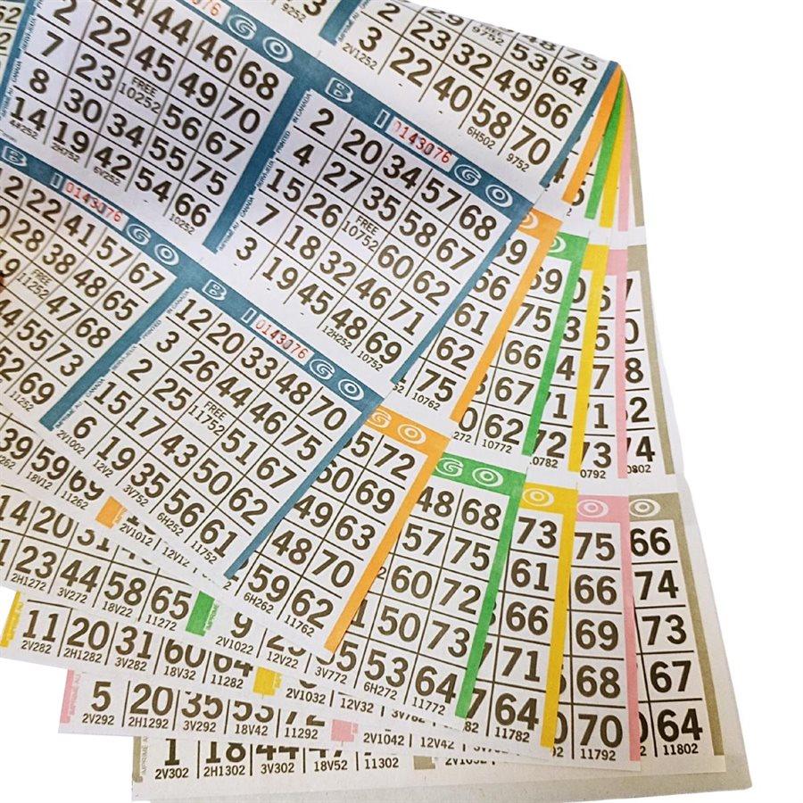 Bingo - Livrets de 6 Pages de 6 Couleurs 50/pqt
