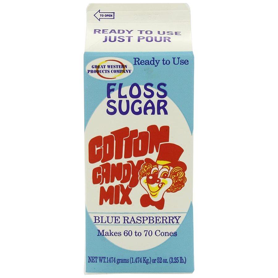 SUCRE À BARBE À PAPA 52 OZ. - FRAMBOISE BLEU - Ballons par Chant-O-Fêtes Party