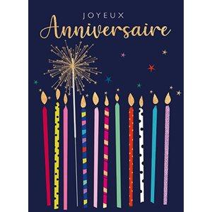 Carte message Joyeux Anniversaire - Click en CoteLub