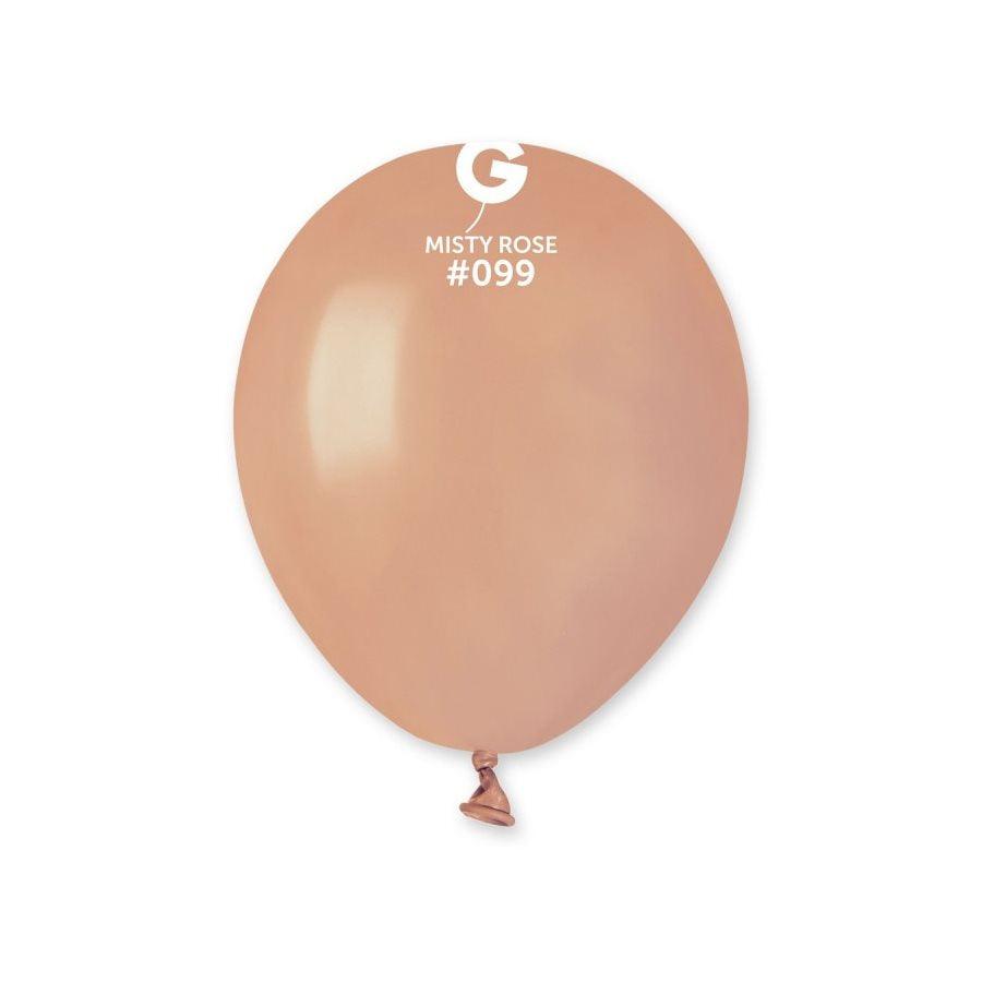 Ballons 5 po. Gemar Rose Misty 100/pqt