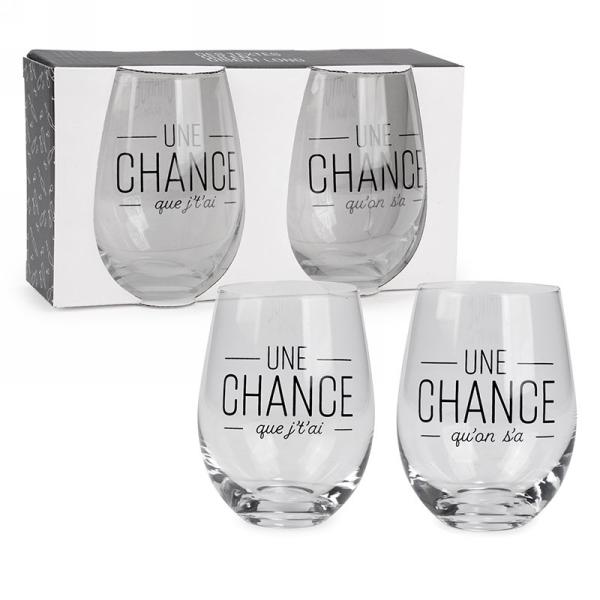 STEMLESS WINE GLASSES - A CHANCE