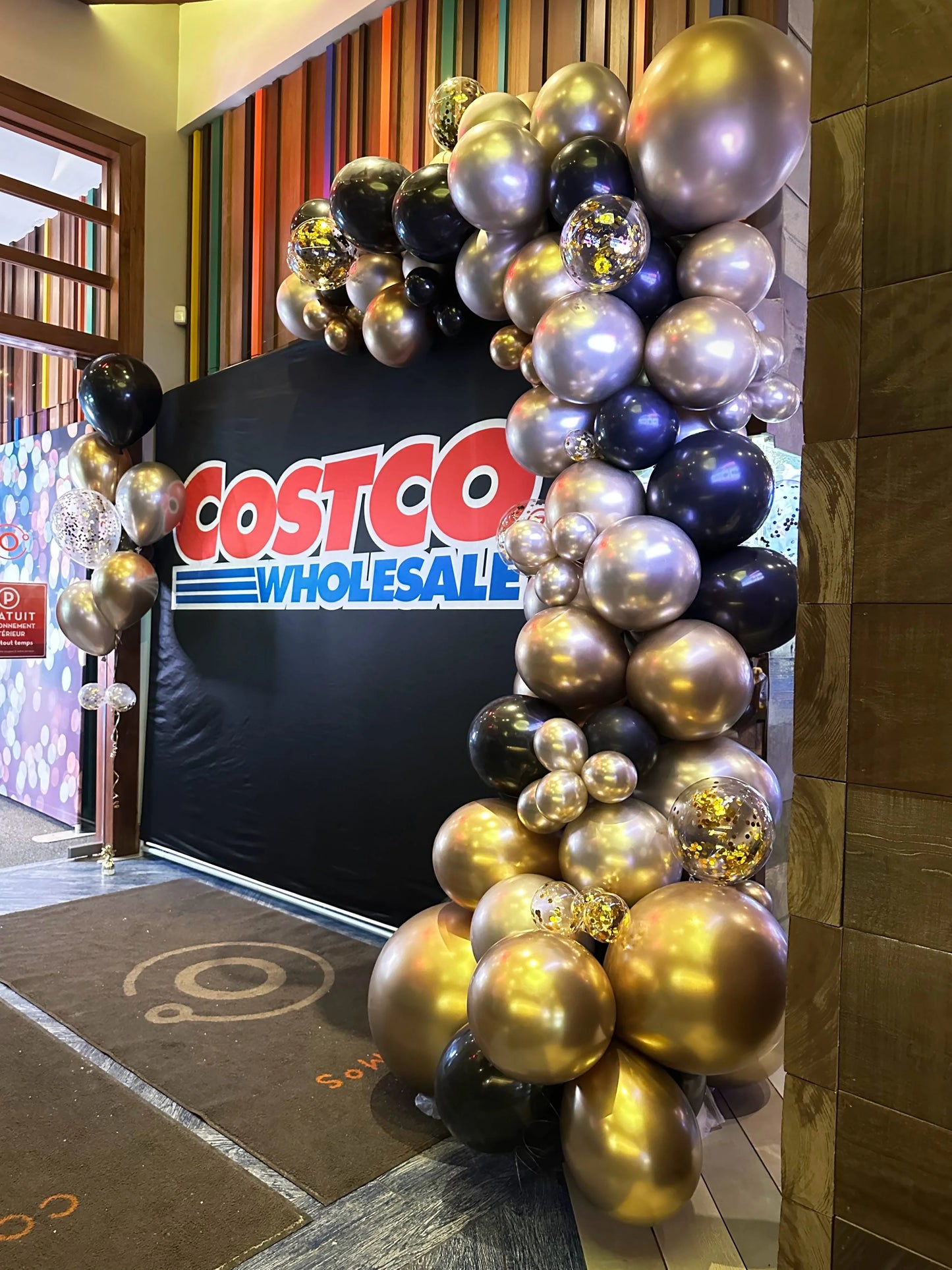 ARCHE ORGANIQUE DE BALLONS À L'AIR