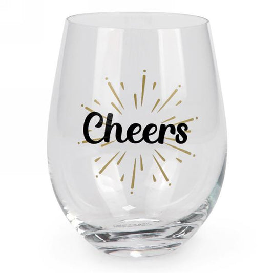 STEMLESS WINE GLASS - CHEERS