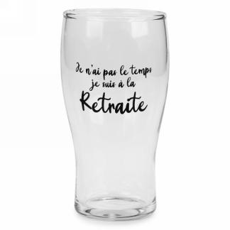 VERRE À BIÈRE - RETRAITE