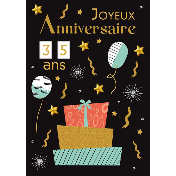 CARTE GÉANTE - BON ANNIVERSAIRE 30 ANS - GÂTEAU – Chant-O-Fêtes Party