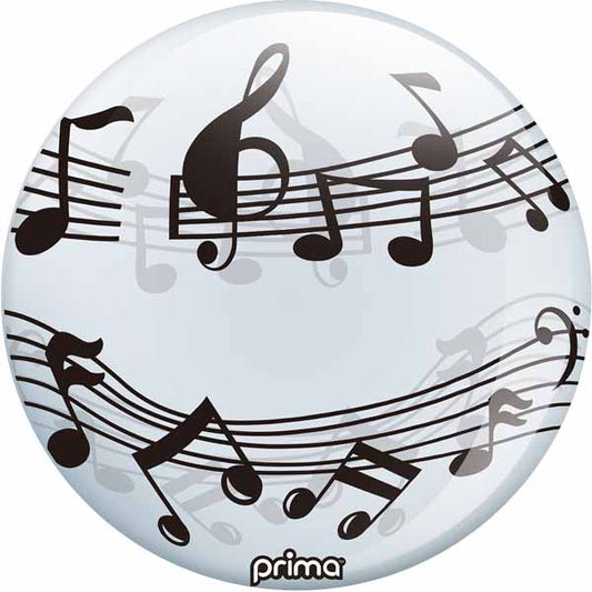 MYLAR ORBZ 20 IN. - MUSICAL NOTES