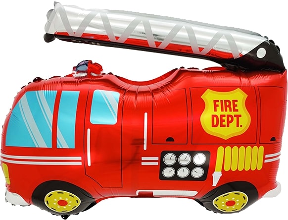 MYLAR 36 IN. - FIRE TRUCK