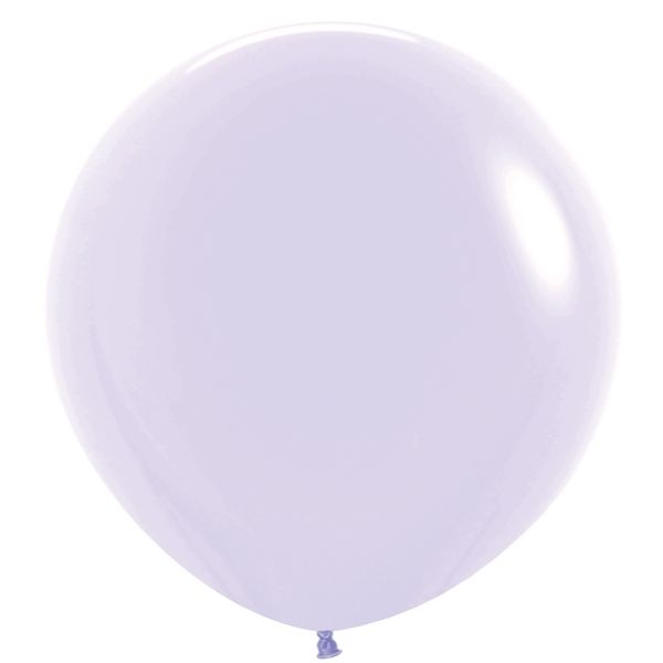 BALLONS LATEX 24 PO. 10/SAC - LILAS PASTEL MAT