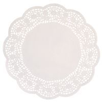 NAPPERONS (DOILIES) 8.25 PO. 28/PQT - BLANC