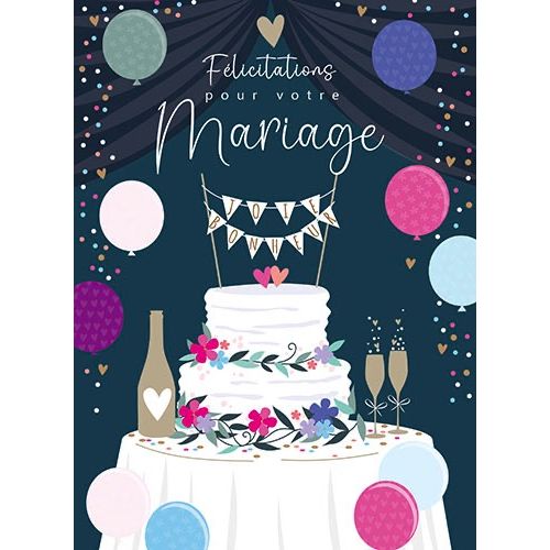 GIANT CARD - CONGRATULATIONS ON YOUR WEDDING CAKE