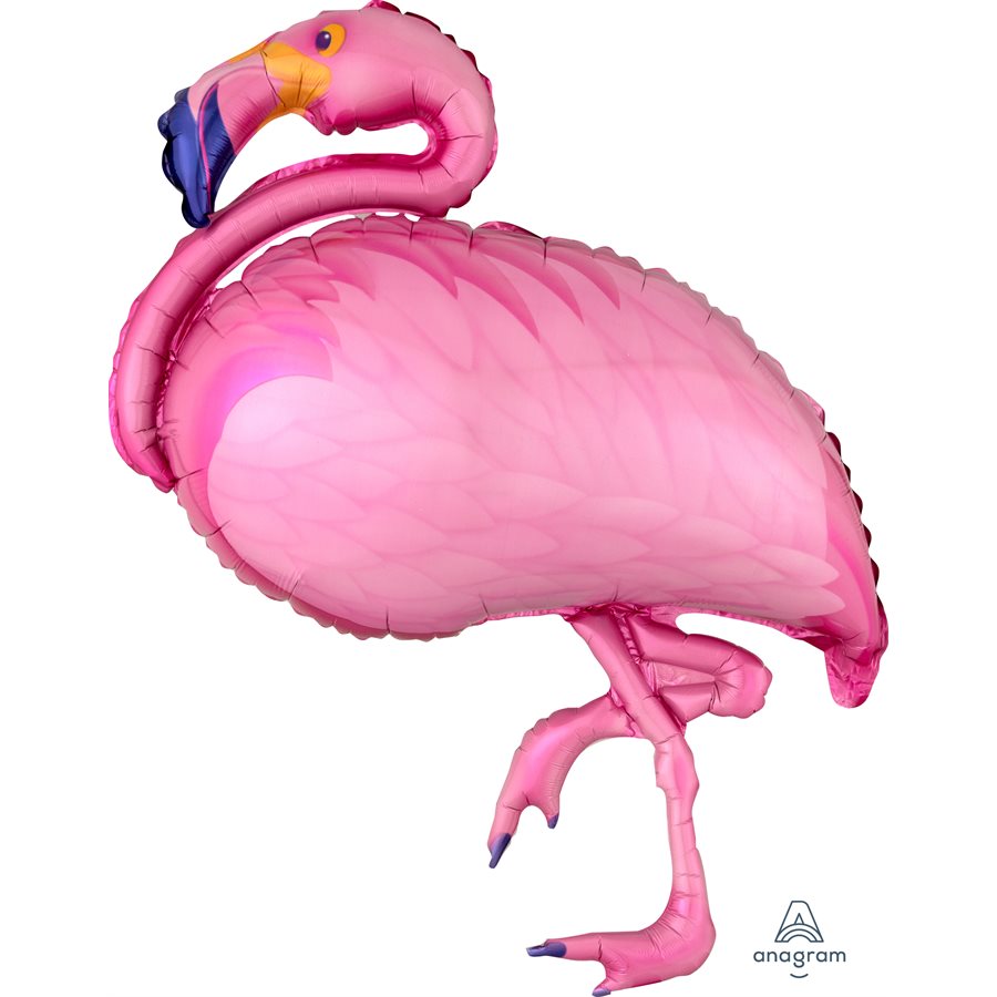 MYLAR FLAMANT ROSE 35 PO.