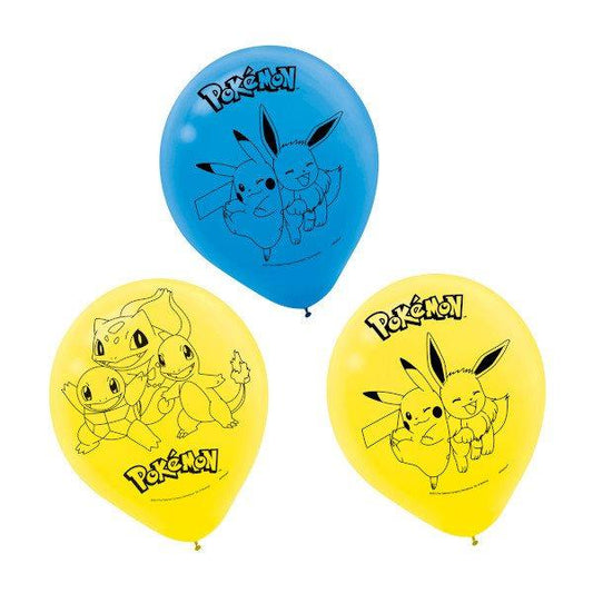 Pokémon - Ballons 12 po. 6/pqt