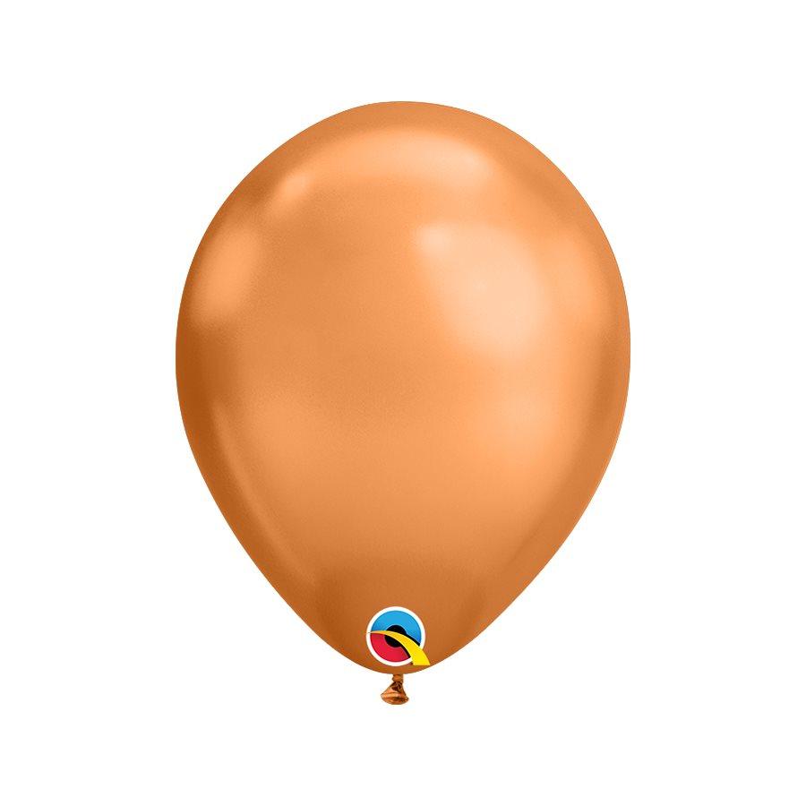 Ballons Latex 7 po. Chromé Copper 100/pqt