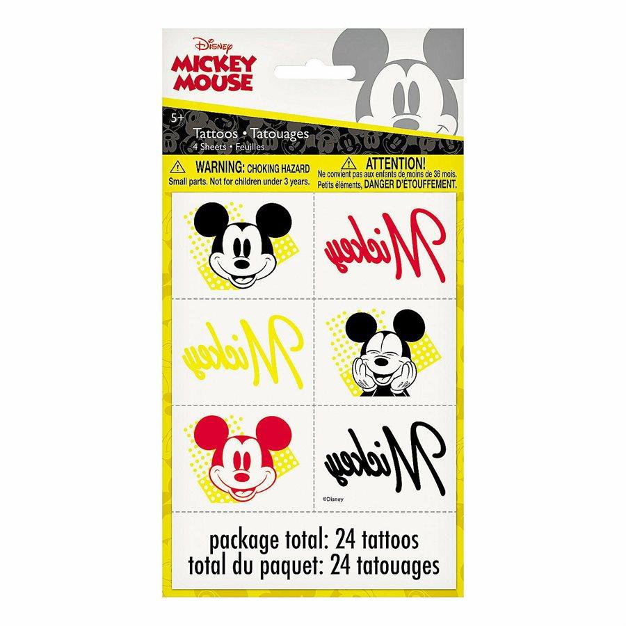 Mickey Mouse - Tatouages 24/pqt