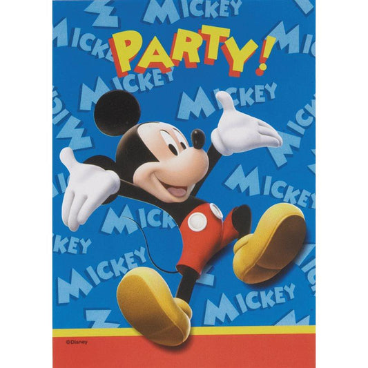 Cartes D'invitation Mickey Mouse 8/pqt