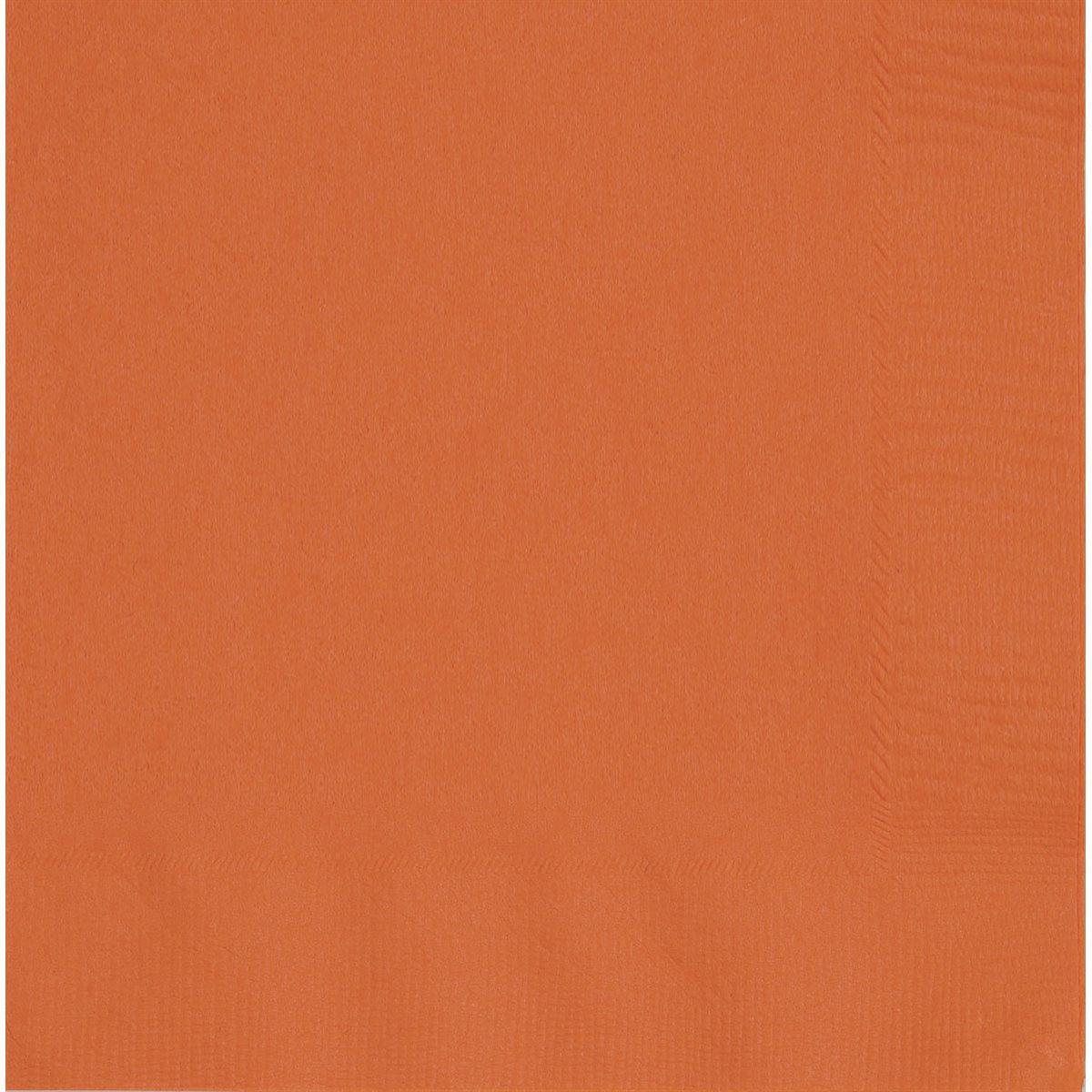 Orange - Serviettes Breuvage 50/pqt