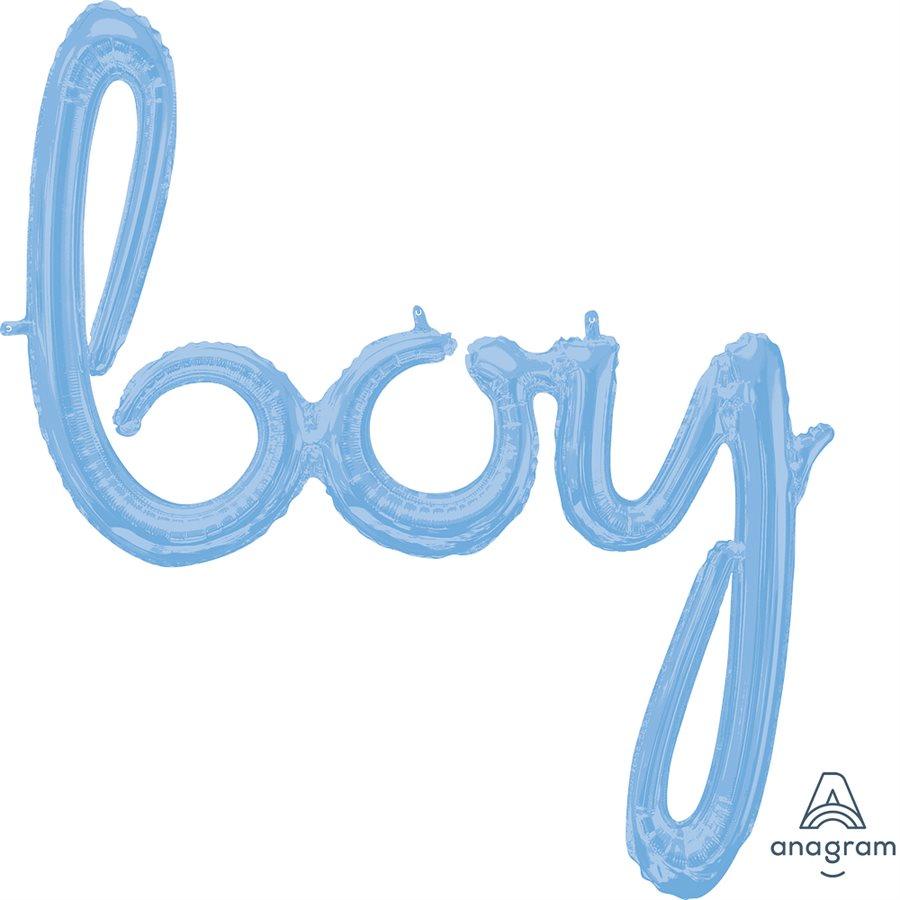 Mylar À L'air - Boy Bleu Pastel