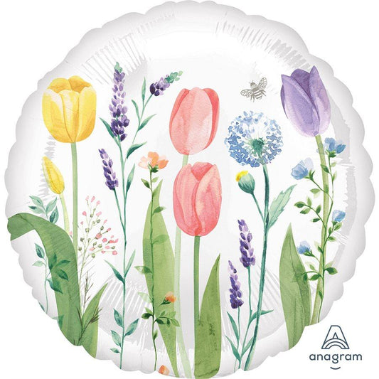 Mylar 18 po. - Jardin de Tulipes