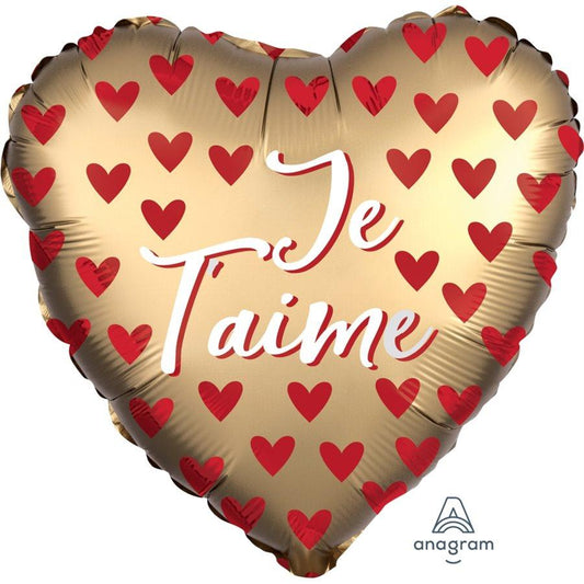 Mylar 18 po. - Je T'aime Or