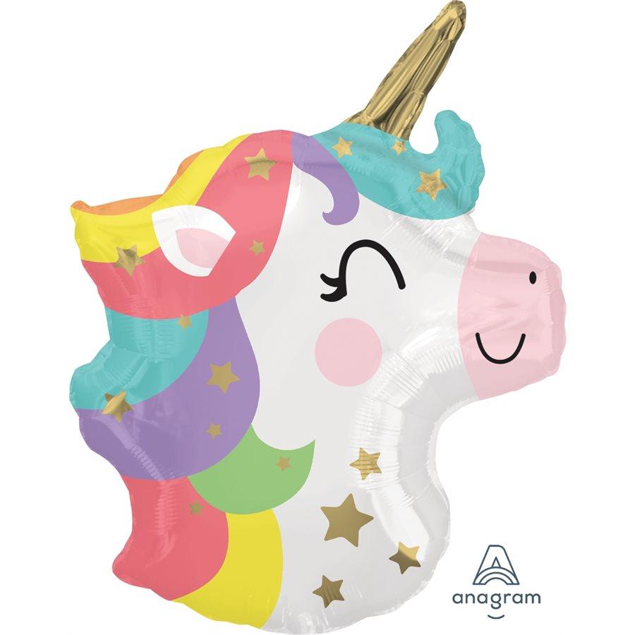 Mylar 18 po. - Licorne Pastel