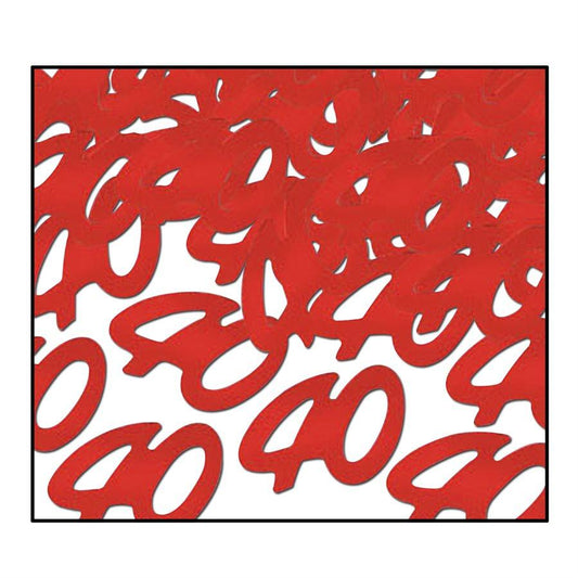 Confettis Rouge 1 oz. - 40