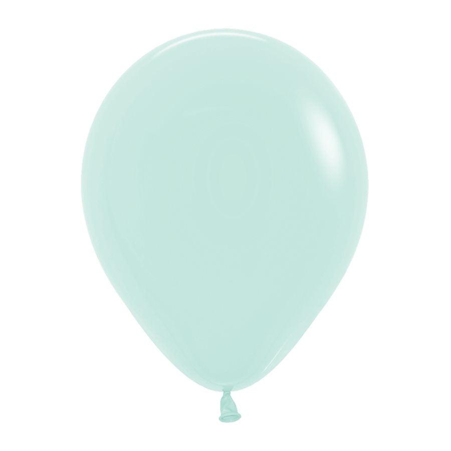 Ballons Latex 5 po. 100/pqt - Vert Pastel Mat
