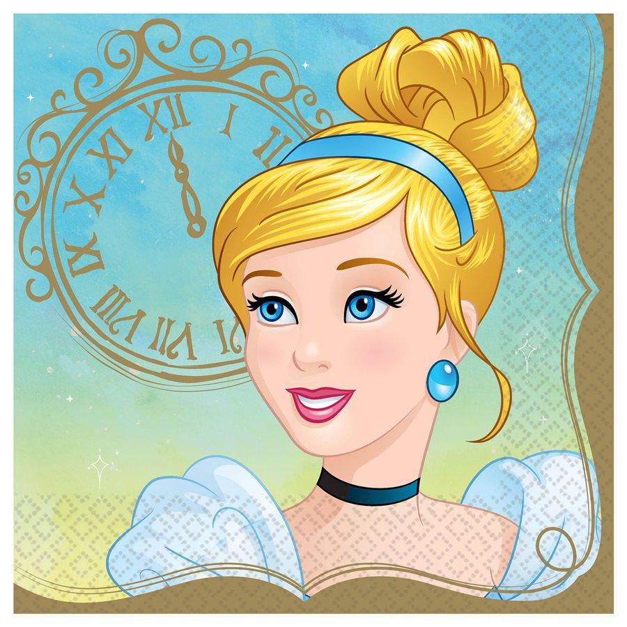 Princesses Disney Cendrillon - Serviettes Repas 16/pqt
