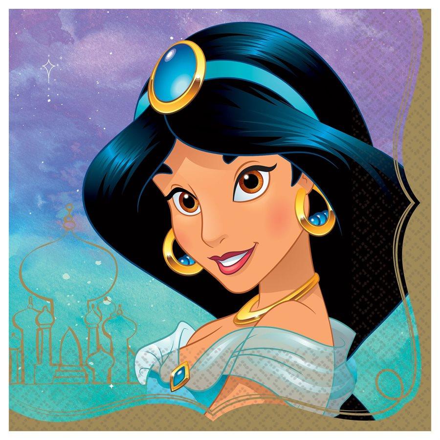 Princesses Disney Jasmine - Serviettes Repas 16/pqt