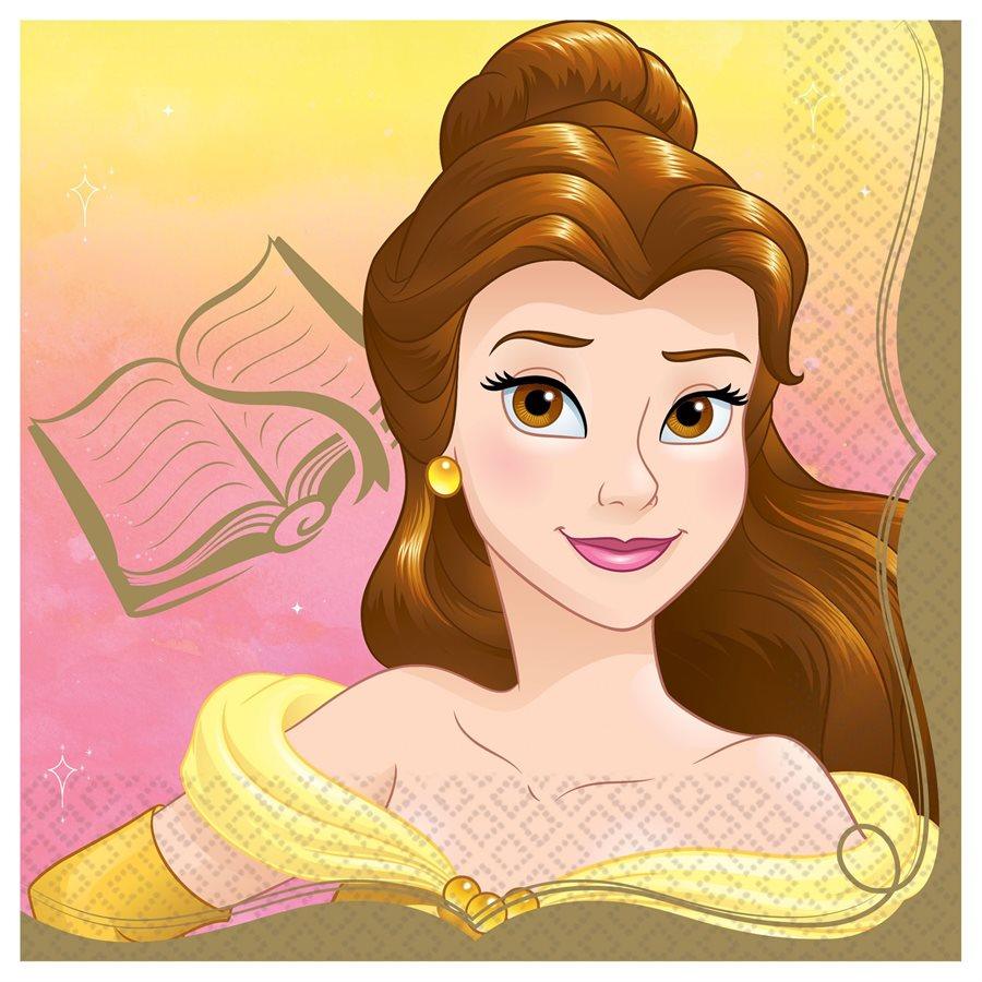 Princesses Disney Belle - Serviettes Repas 16/pqt