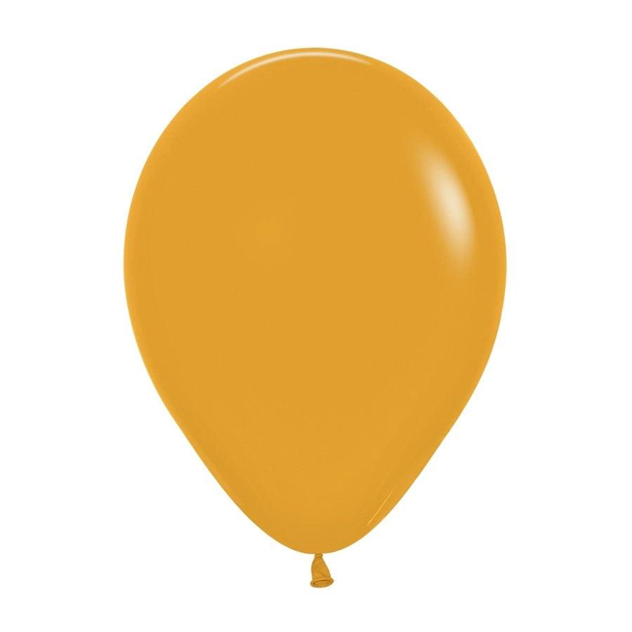 Ballons Latex 5 po. 100/pqt - Moutarde deluxe