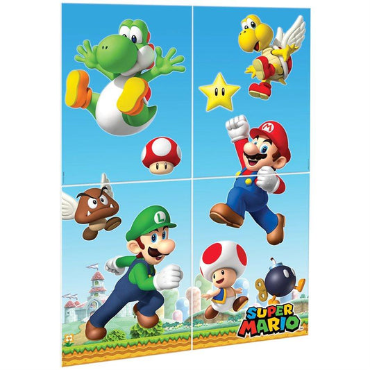 Super Mario - Toile de Fond Et Accessoires Photoboot
