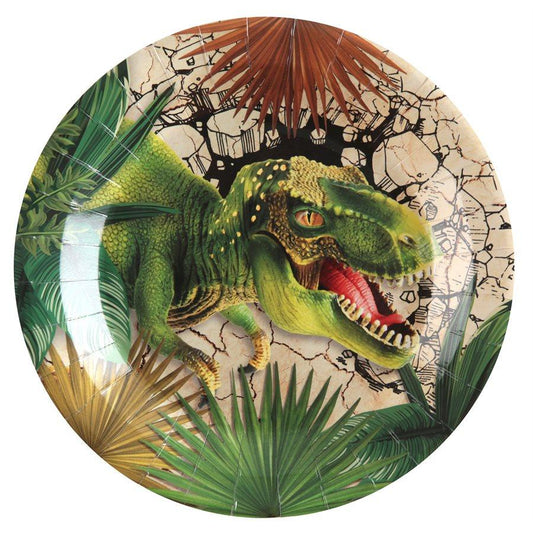 Dinosaure Jurassique - Assiettes 9 po. 10/pqt