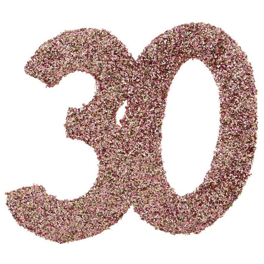 30 Rose Gold Étincelant - Confettis Pailletés 6 cm 6/pqt