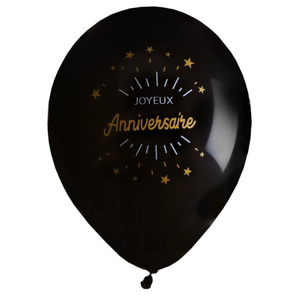 Anniversaire Ballons - Cartes D'invitation 6/pqt – Chant-O-Fêtes Party