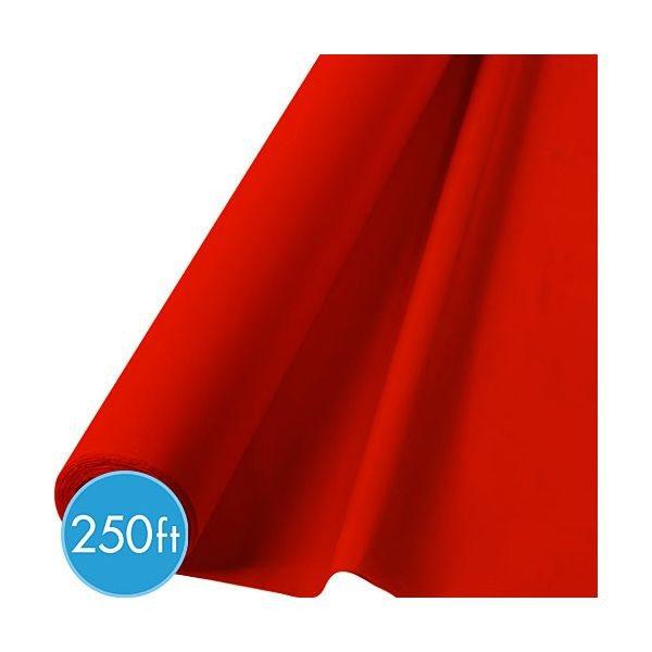 Rouge Pomme - Rouleau Nappe en Plastique 40 po. x 250 pi.