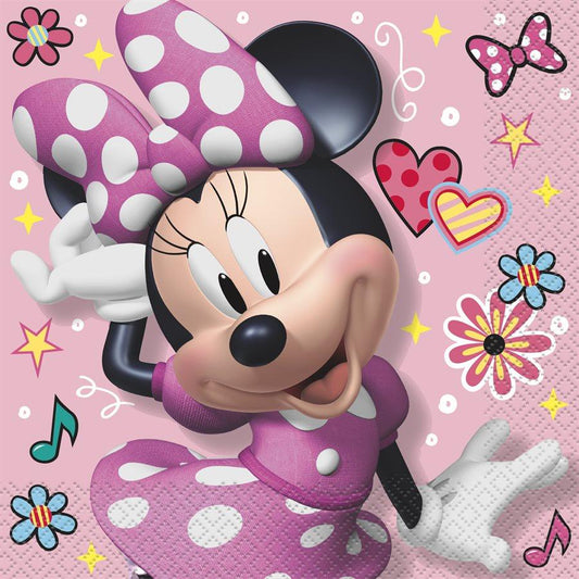 Minnie Mouse - Serviettes Repas 16/pqt