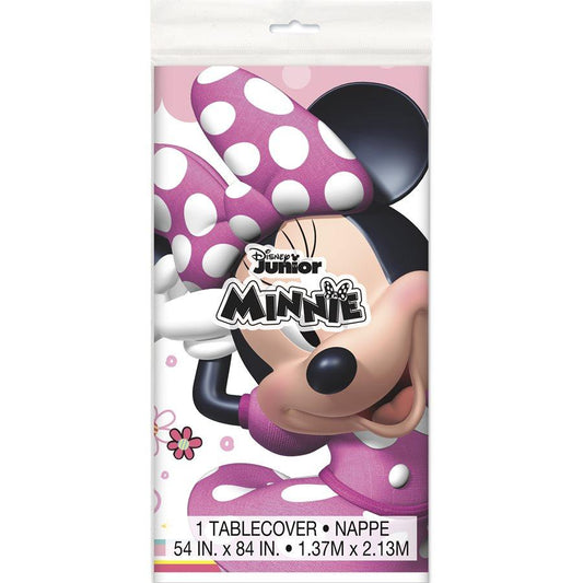Minnie Mouse - Nappe en Plastique 54 x 84 po.